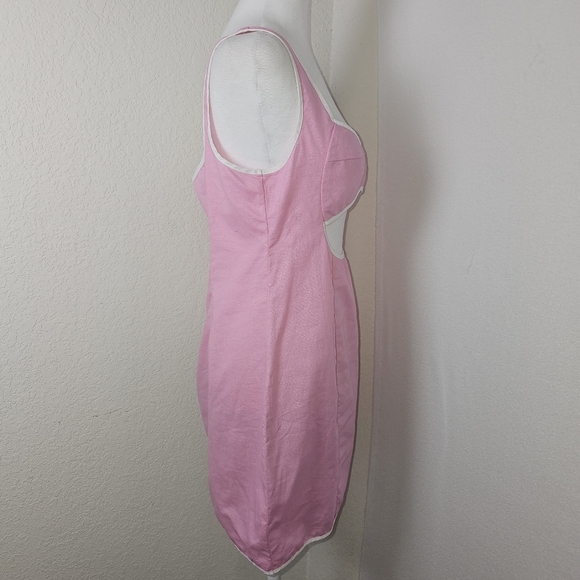 SNDYS Samara Mini Dress Pink Sz XL Coquette,Resort - Picture 3 of 14